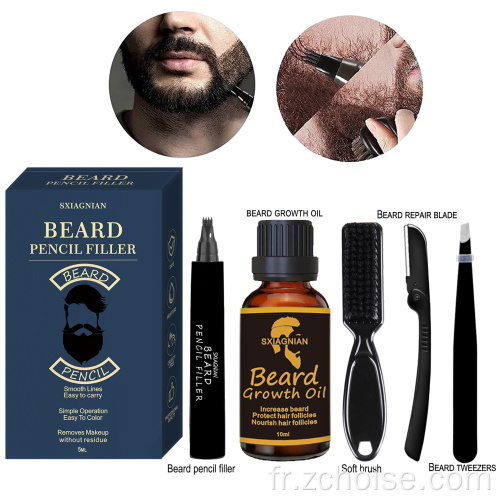kit de croissance de barbe barbe